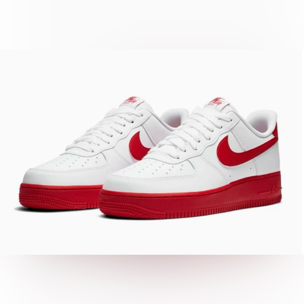 Nike Air Force 1 Low White Red
Sole Sneakers Youth 4.5 Womens 6